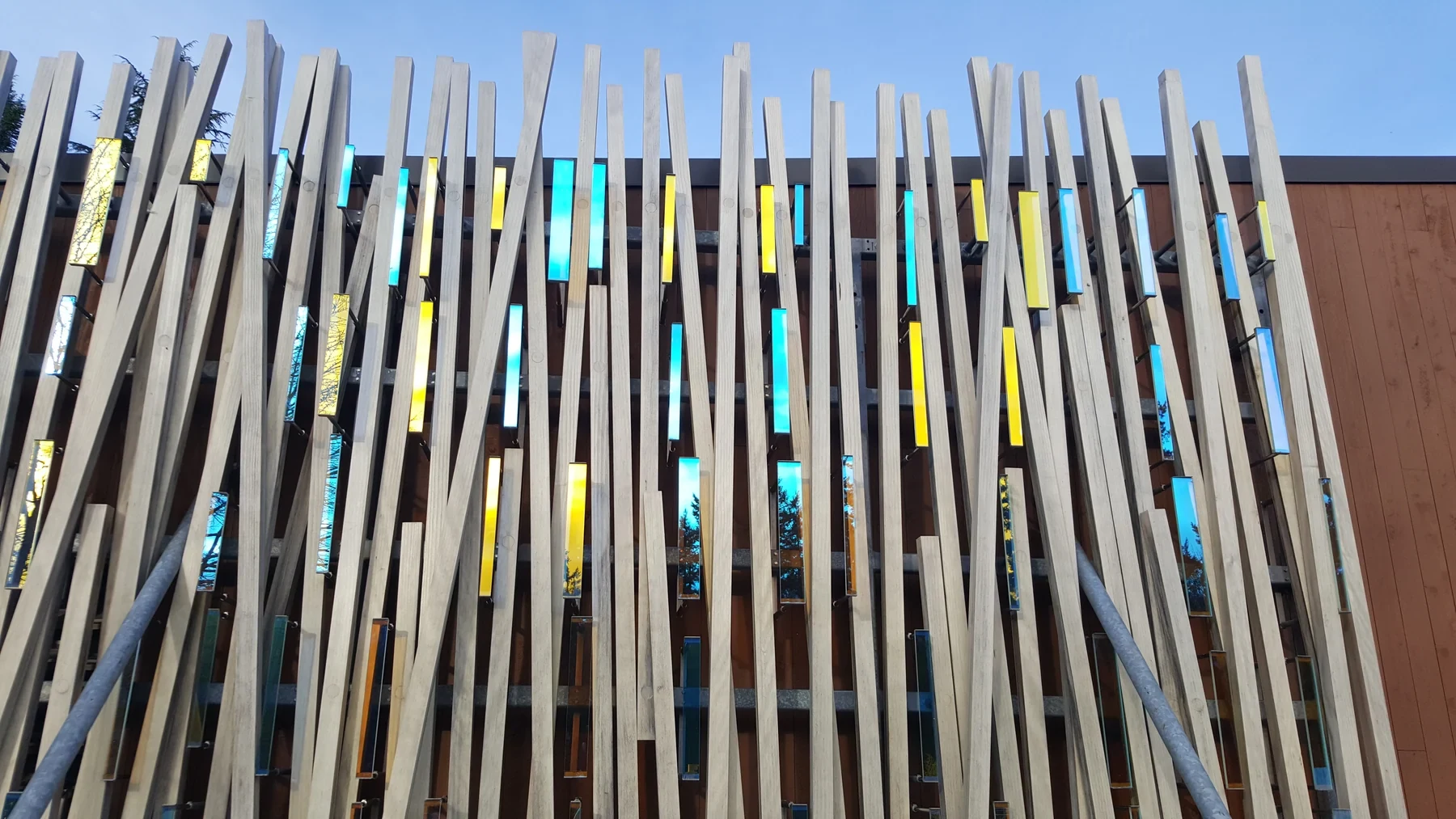 Forest Lights facade and dichroic glass