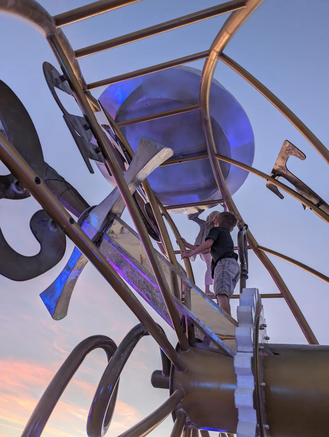 The End of Time installed at Black Rock City