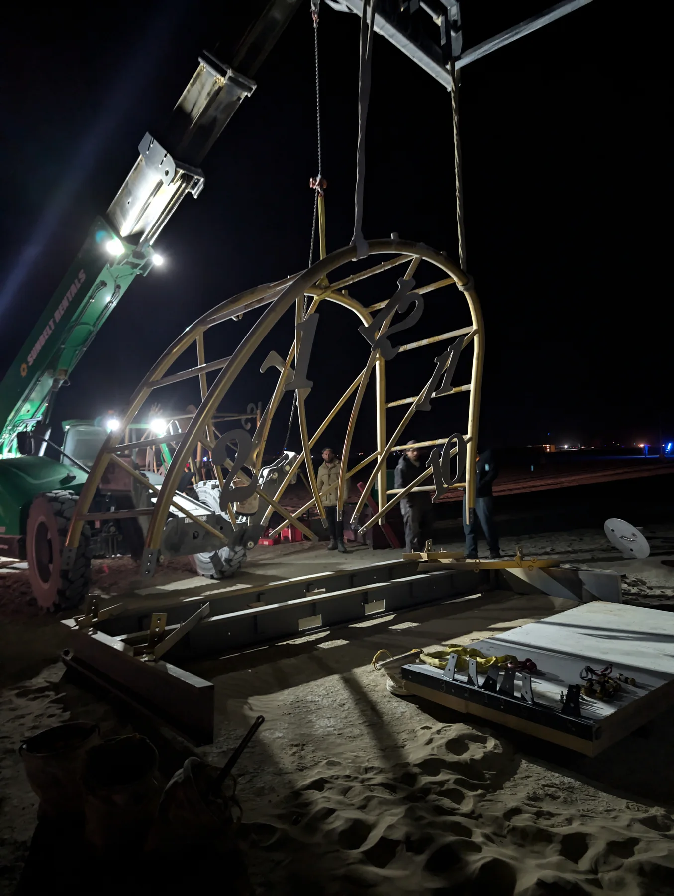 The End of Time during field installation